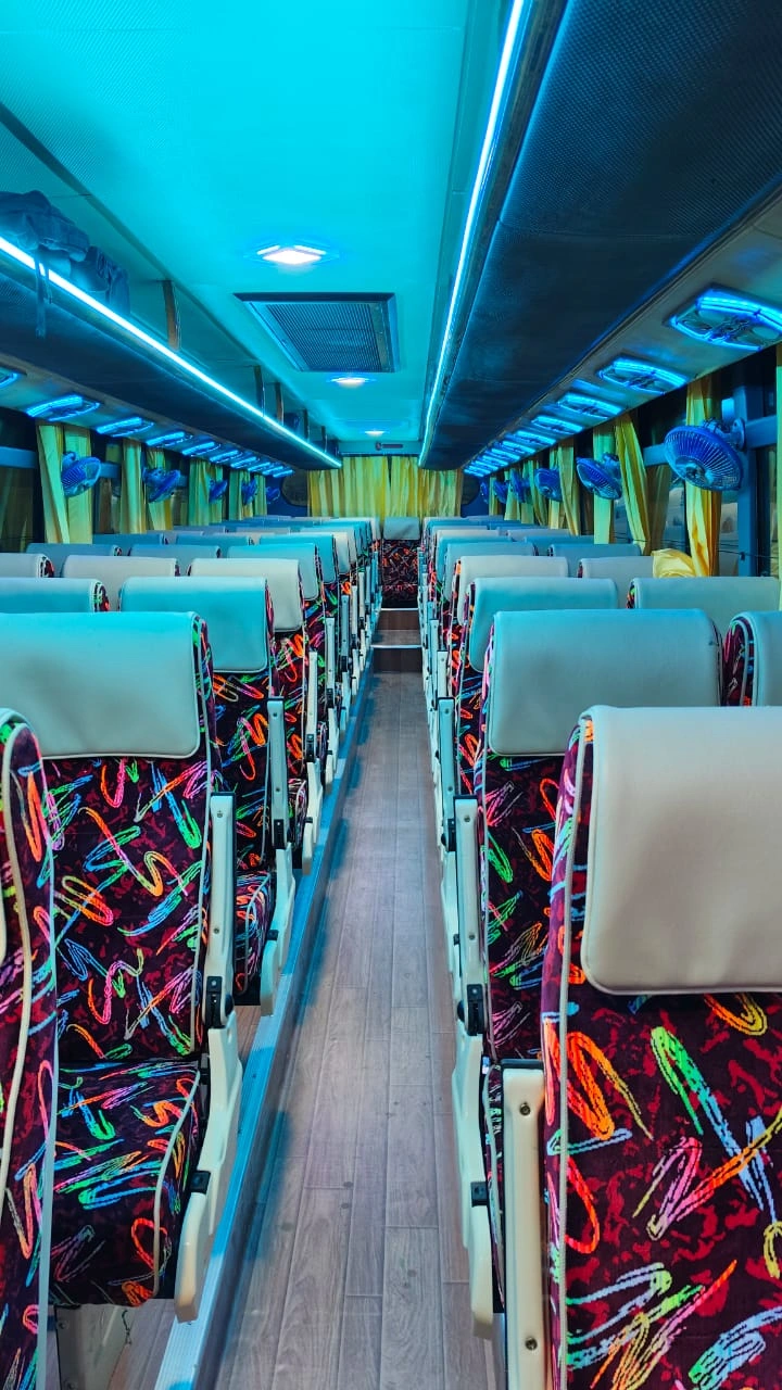 66 SEATER BUS ON RENT
